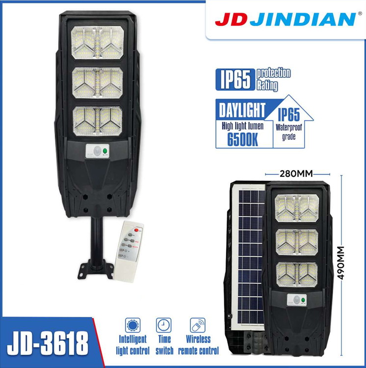 Solar Street Light Model JD-3618