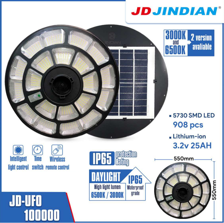 Solar Light Model JD-UFO 100000