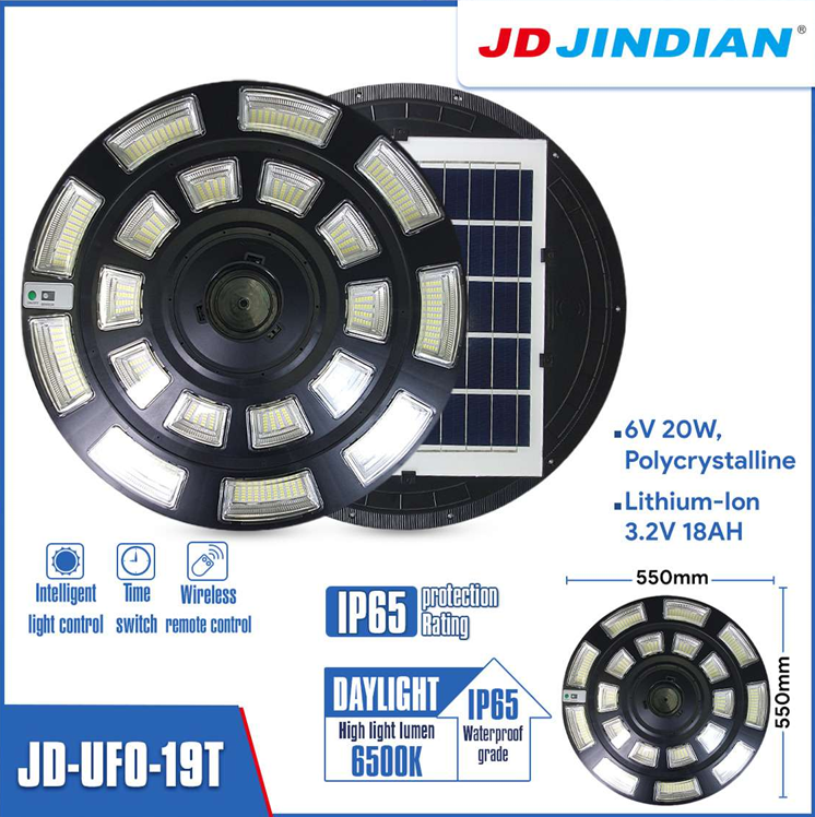 Solar Street Light Model JD-UFO-19T