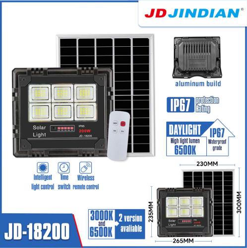 ไฟสปอตไลท์โซล่าเซลล์ 200W